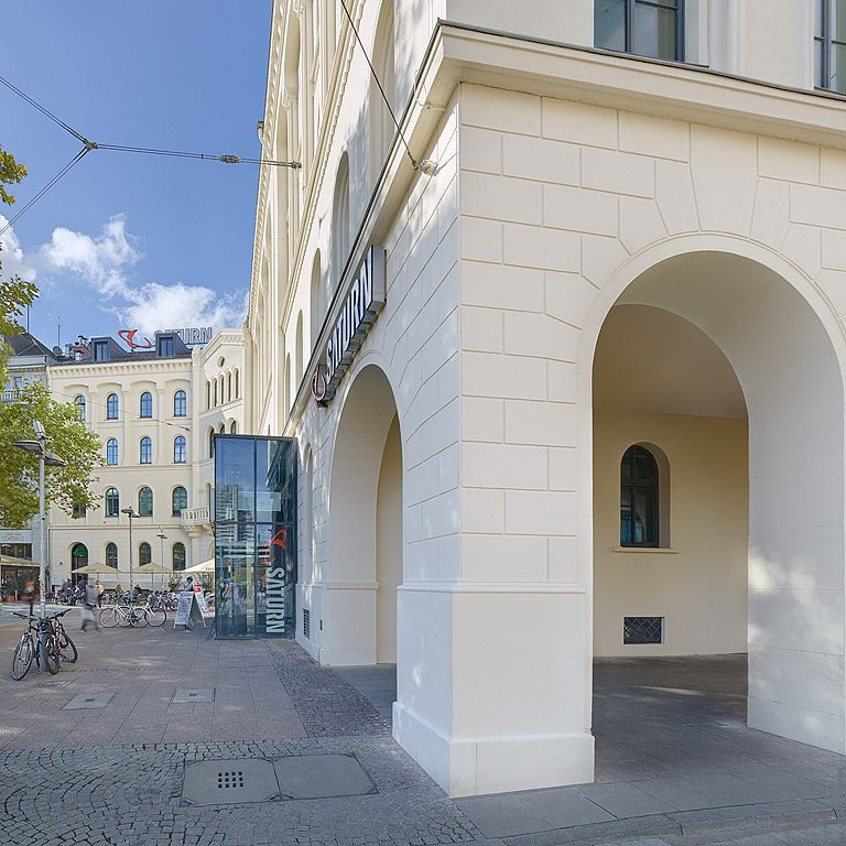 Denkmalgeschützte Fassade, Detail